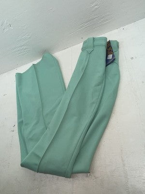 New Vintage Teal Panhandle Slim Polyester Pants #301 VV-85
