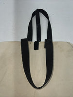 New Congress Leather Black Tan Rodeo Rope Bag #1050 EE-6