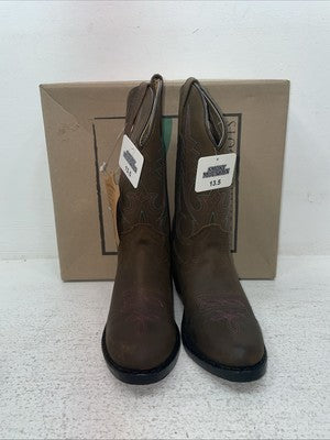 New Kids Brown Smoky Mountain Cowboy Boots. 3531 C 13.5 13 1/2. 23-68