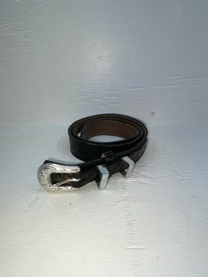 New Black Genuine Leather Nocona Tooled 36” Belt #1510201 Z-164