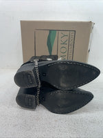 New Youth Black Smoky Mountain Cowboy Boots. 1083 Y 5. 24-134