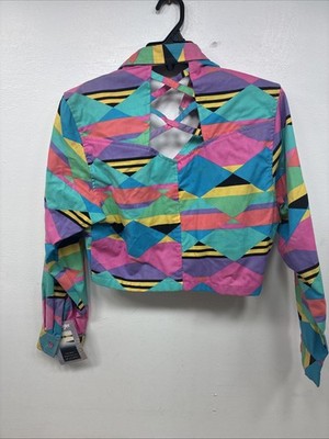 New Women’s Wrangler Multicolor Designed Button Up Medium TT-102
