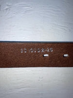 New Brown Genuine Leather Double S Tooled Duck 26” Belt #3013002 NN-61