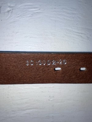 New Brown Genuine Leather Double S Tooled Duck 26” Belt #3013002 NN-61