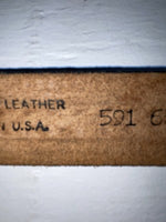 New Cherry Black Genuine Leather Tooled 34” Belt #591 JJ-32