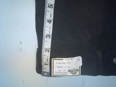 New Vintage Black Mesquite Polyester Pants #5911 3A-4