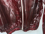 New Women’s Red Vintage Roller Disco Raincoat XL #42000 UU-9
