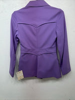 New Women’s Purple Pioneer Wear Long Show Jacket 10 #692 WW-11