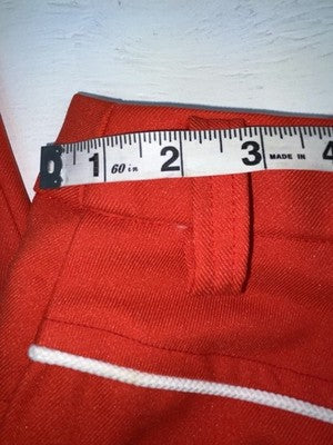 New Vintage Red Western Heritage Polyester Pants #995 ZZ-81