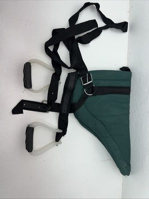 New Tough 1 Green Bareback Pad With Nylon Stirrup Leathers #31-33 MM-603