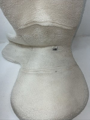 New Millers White Wool English Saddle Seat Cover PP-18