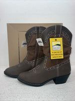New Kids Brown Smoky Mountain Cowboy Boots. 1122 C 2.5 2 1/2. 23-154