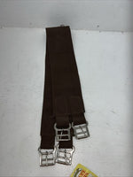 New Silver Fox Brown Nylon 40” English Girth #24-900 EE-16
