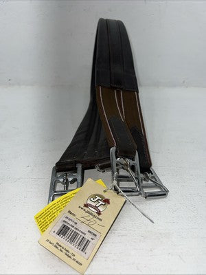 New Tough 1 Brown Anti-chafe Leather English Girth 48” #21-571-7-48 BB-27