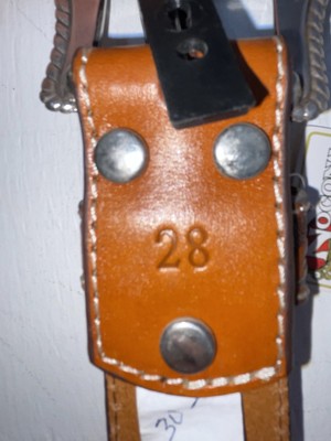 New Brown Genuine Leather Nocona Tooled 28” Belt #N1311777 JJ-26