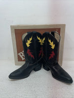 New Kids Black Bronco Cowboy Boots. C 1860 13 D. 23-44