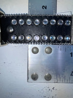 New Black Genuine Leather Nocona Silver Bling L Belt #N3466401 Z-100