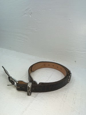 New Brown Genuine Leather Nocona Hinge 32” Belt #416 JJ-117