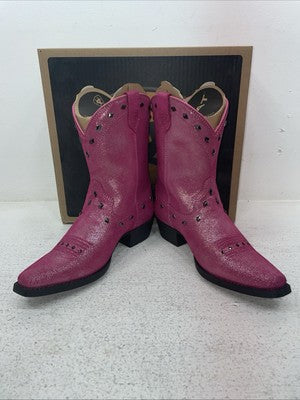 New Kids Pink Ariat Cowboy Boots. 10012798 4.5 4 1/2 M. 24-138