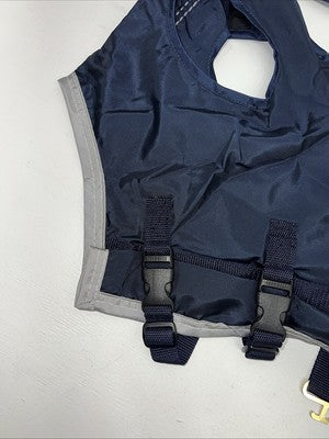 New Big D Products Navy Blue Large Horse Turnout Hood #101 PP-7