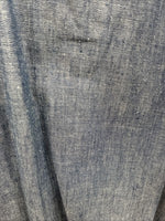 New Men’s Champion Western Jean Design Blue Long Sleeve Pearl Snap Large Q-88