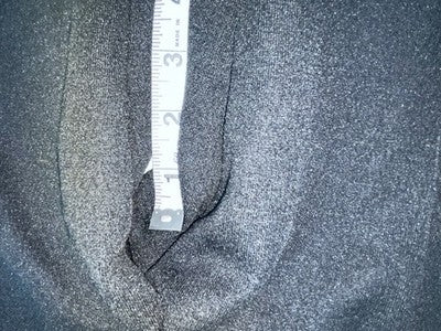 New Vintage Black Panhandle Slim Polyester Pants #12372 3A-5