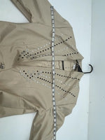 New Women’s Brown 1849 Authentic Ranchwear Long Sleeve Button Up Shirt M 3B-112