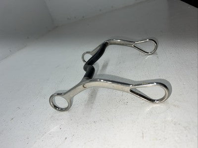New Ride On 5 1/2” Curb Bit Medium Port Sweet Iron #25-5590 T-505