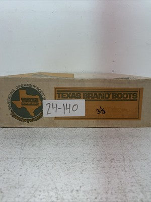 New Youth Brown Texas Brand Cowboy Boots. B 111 3.5 3 1/2 B. 24-140