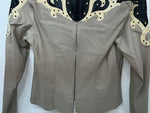 New Women’s 1849 Authentic Ranchwear Brown Western Show Shirt XXL #3941 UU-19