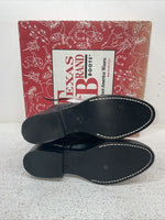 New Youth Black Lace Up Texas Brand Cowboy Boots. B 1350 5 D. 2-163