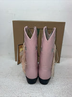 New Kids Pink With Fringe Smoky Mountain Cowboy Boots. 1058 C 13. 23-56