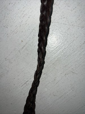 New JT INTERNATIONAL Brown Genuine Leather Braided English Reins #21-9422-7 Y-25
