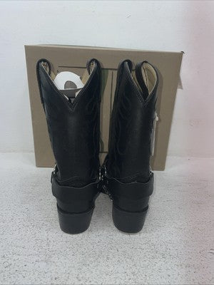 New Youth Black Smoky Mountain Cowboy Boots. 1083 C 1 D. 23-93