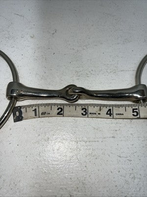 New Professionals Choice Large O Ring Snaffle 5” Mouth 5 1/2” Ring T-502