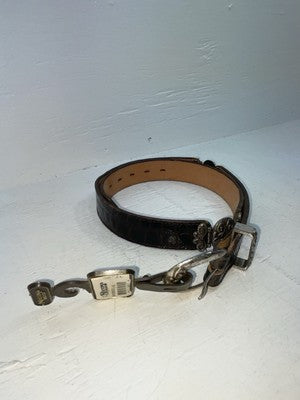 New Brown Genuine Leather Nocona Hinge 32” Belt #416 JJ-117