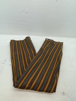 New Vintage Western Striped Prior Polyester Pants #1123 SS-69