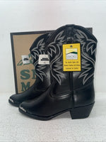 New Youth Black Smoky Mountain Cowboy Boots. 1032 B Y 4.5 4 1/2. 22-53