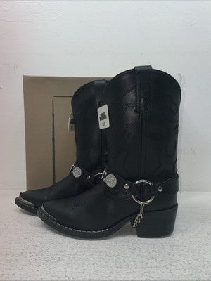New Kids Black Smoky Mountain Cowboy Boots. 1073 C 13.5 13 1/2. 23-82