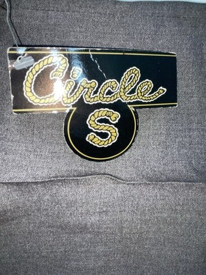 New Vintage Gray Circle S Polyester Pants #8542 3A-113