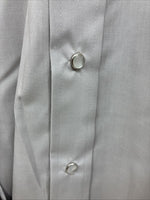 New Men’s Champion Western Gray Embroidered Long Sleeve Pearl Snap Large Q-55