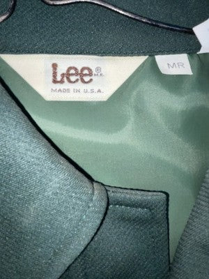 New Men’s Green Lee Long Sleeve Button Up Jacket M 3B-116