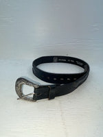 New Black Genuine Leather Dan Post 28” Belt #5861 NN-59