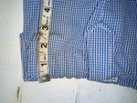 New Vintage Blue Checkered Dickson Jenkins Polyester Pants #536 VV-73