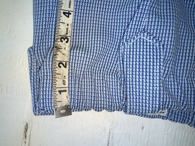 New Vintage Blue Checkered Dickson Jenkins Polyester Pants #536 VV-73