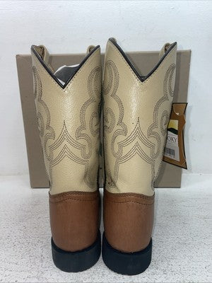 New Kids Brown Smoky Mountain Cowboy Boots. 3130 Y 4.5 4 1/2. 23-161
