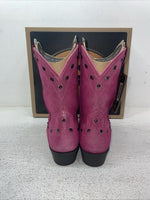 New Kids Pink Ariat Cowboy Boots. 10012798 4.5 4 1/2 M. 24-138