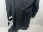 New Men’s Circle S Black Long Suit Coat 42R #25832 LL-606