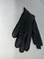 New Tough 1 Black Leather Equestrian Riding Gloves Q-507