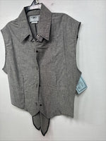New Women’s Cowboy Threads Grey Shirt Sleeve Size Small KK-52